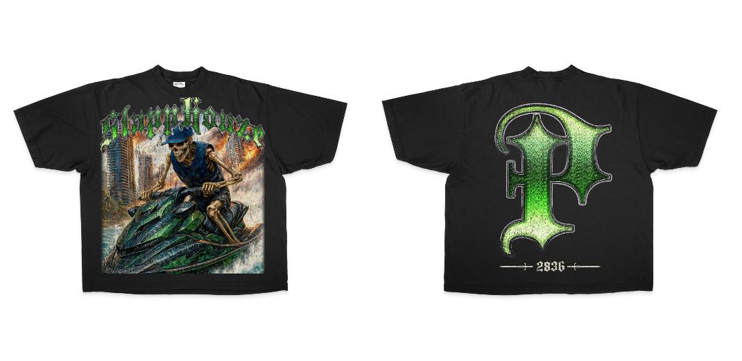 Shaka Wear Garment-Dyed Drop Shoulder Custom DTG