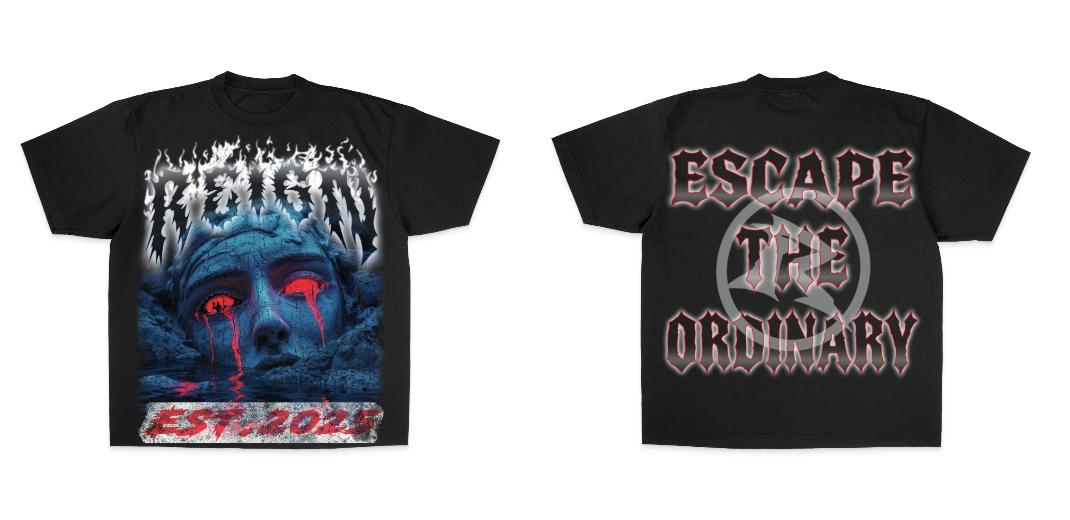 Shaka Wear 7.5oz Max Heavyweight Custom DTG Print