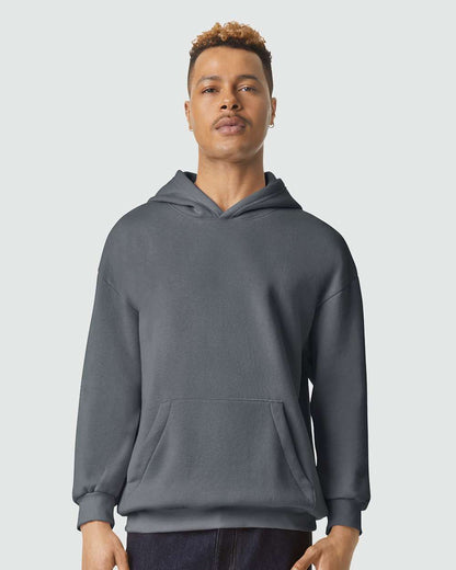 American Apparel 02527 - American Apparel RF498 Unisex ReFlex Fleece Hoodie Sweatshirt - Asphalt