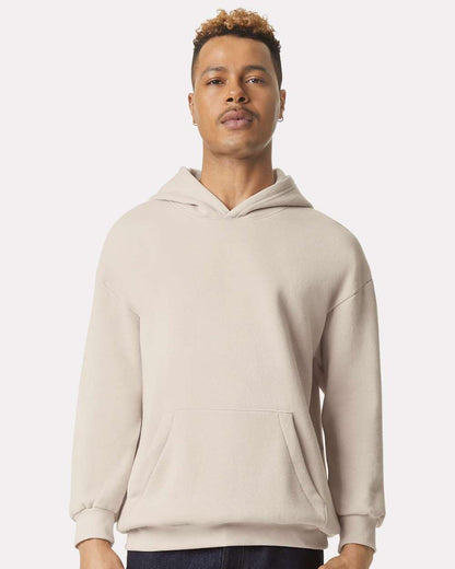 American Apparel 02527 - American Apparel RF498 Unisex ReFlex Fleece Hoodie Sweatshirt - Bone