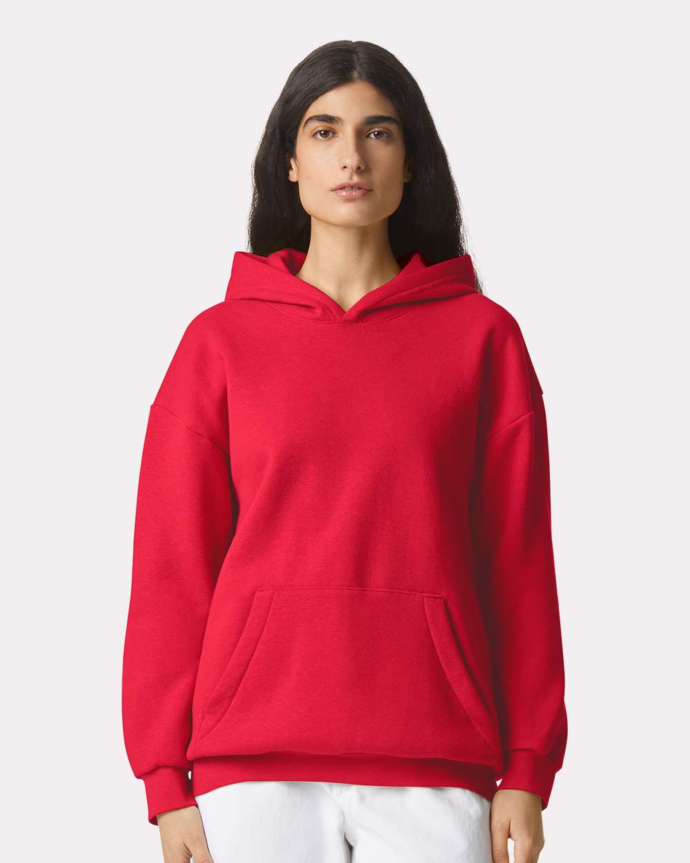 American Apparel 02527 - American Apparel RF498 Unisex ReFlex Fleece Hoodie Sweatshirt - Cardinal