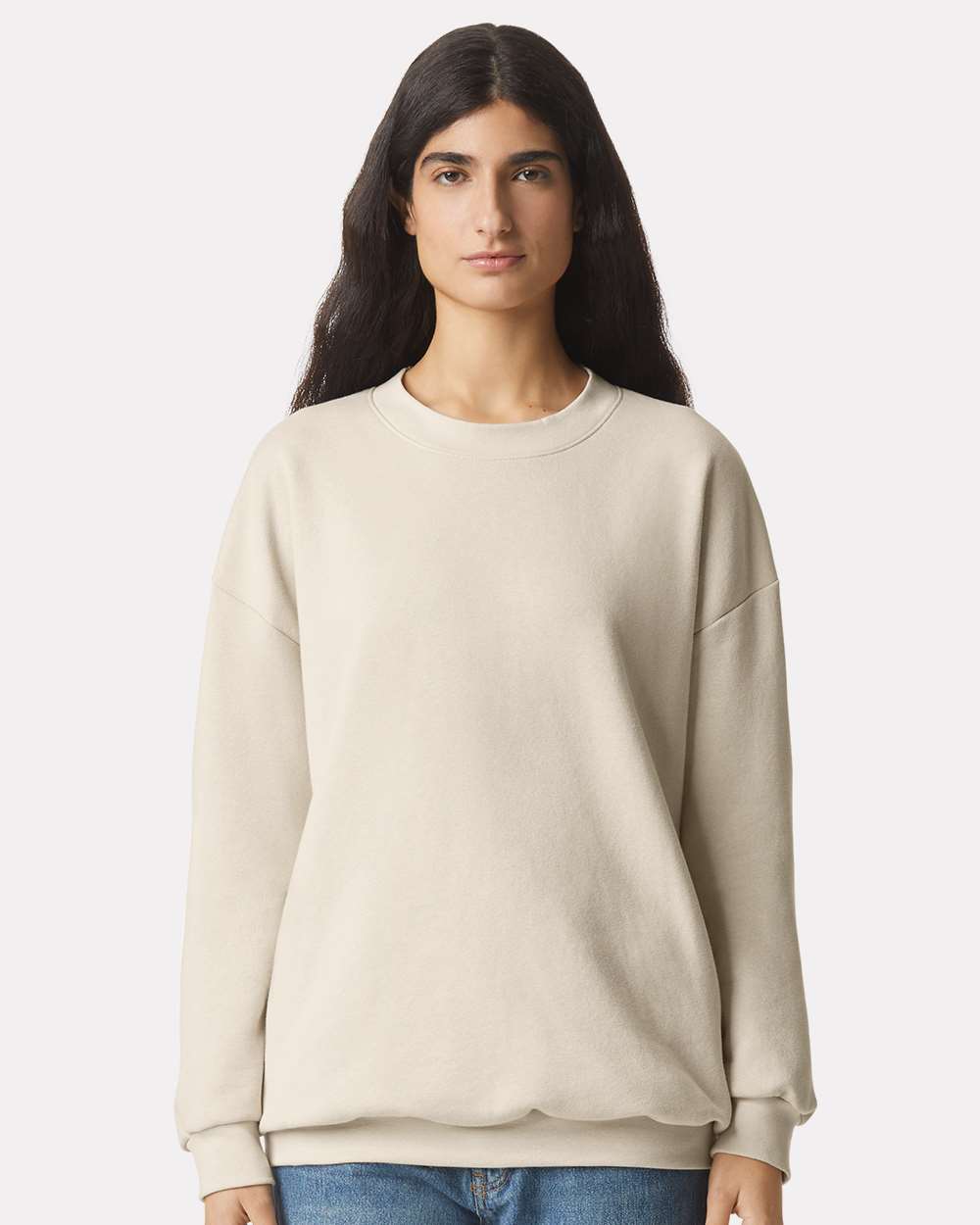 American Apparel 02627 - American Apparel RF496 Unisex ReFlex Fleece Crewneck Sweatshirt - Bone