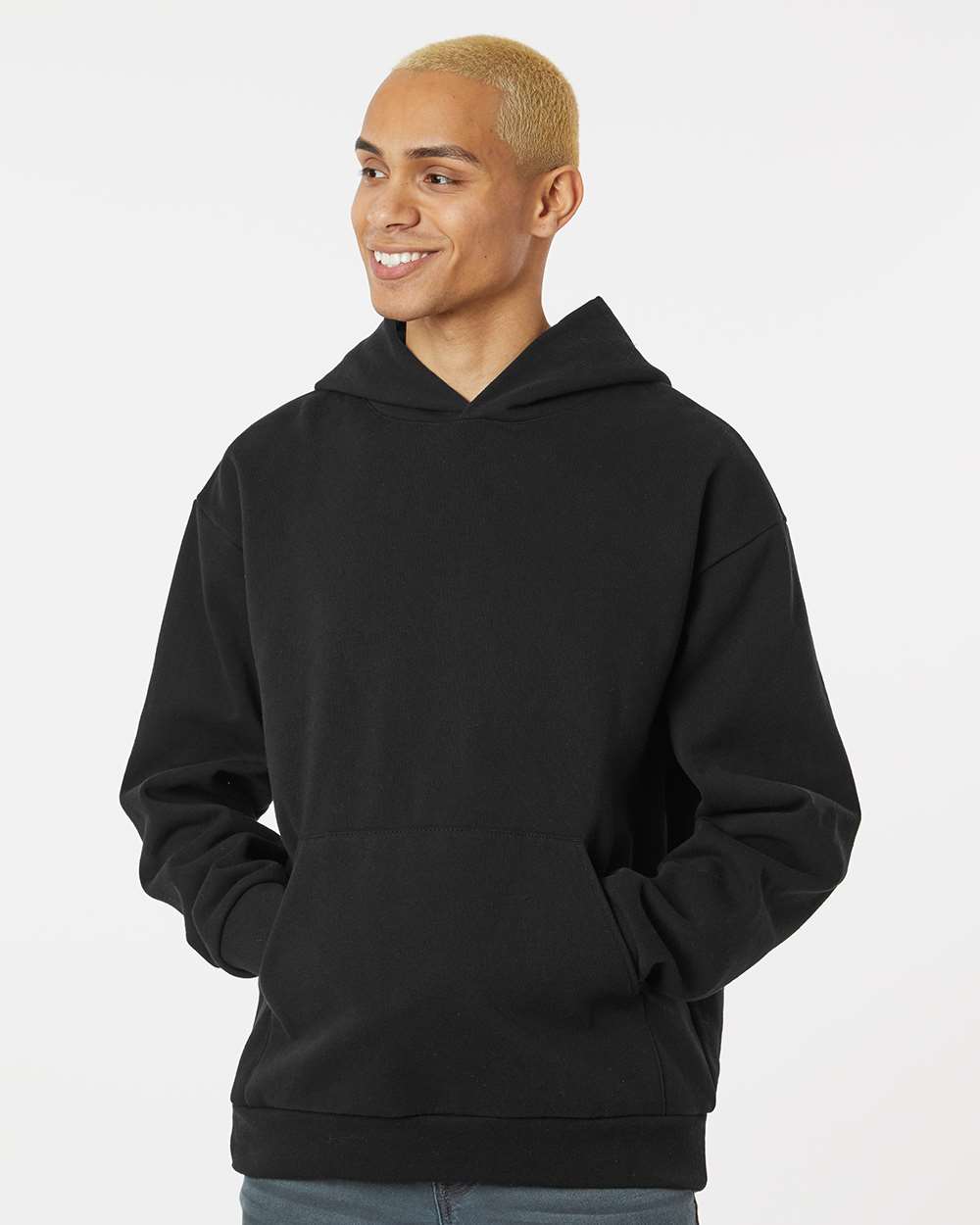 Independent Trading Co. 04176 - Independent Trading Co. IND420XD Unisex Mainstreet Heavyweight Hooded Sweatshirt - Black