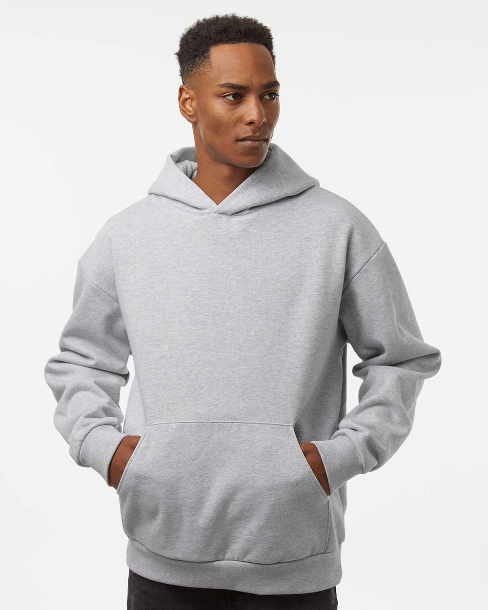 Independent Trading Co. 04176 - Independent Trading Co. IND420XD Unisex Mainstreet Heavyweight Hooded Sweatshirt - Grey Heather