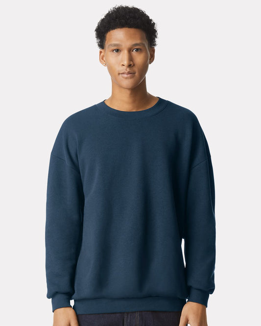 American Apparel 02627 - American Apparel RF496 Unisex ReFlex Fleece Crewneck Sweatshirt