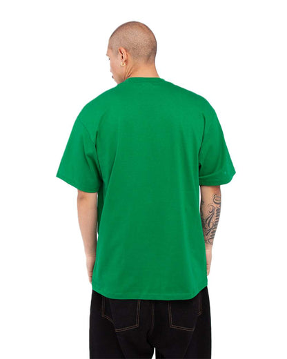 Shaka Wear SHMHSS - Unisex Max Heavyweight T-Shirt - Kelly Green Back