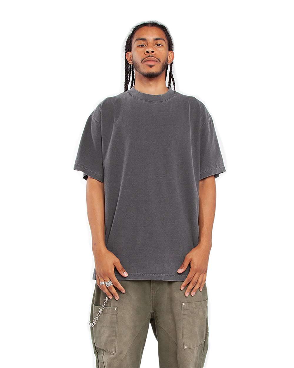Shaka Wear SHGD - Unisex Max Heavyweight Garment-Dyed T-Shirt - Shadow