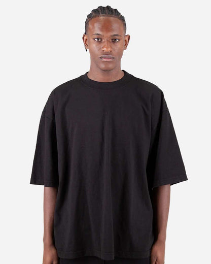 Shaka Wear SHGDD - Unisex Max Heavyweight Garment-Dyed Drop Shoulder T-Shirt - Black