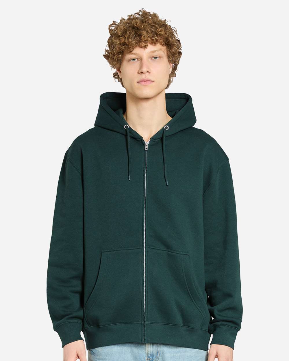 Lane Seven LS14003 - Unisex Premium Full-Zip Hooded Sweatshirt - Sports Green