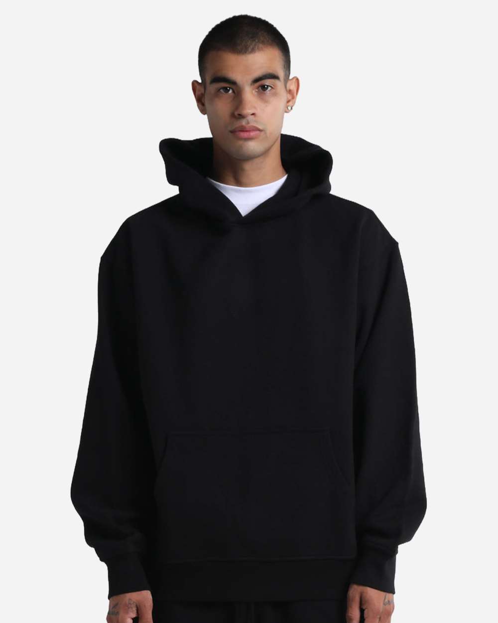 Shaka Wear 305C2 - Shaka Wear SHGMH Unisex Max Heavy Garment-Dyed Hoodie Sweatshirt - Black
