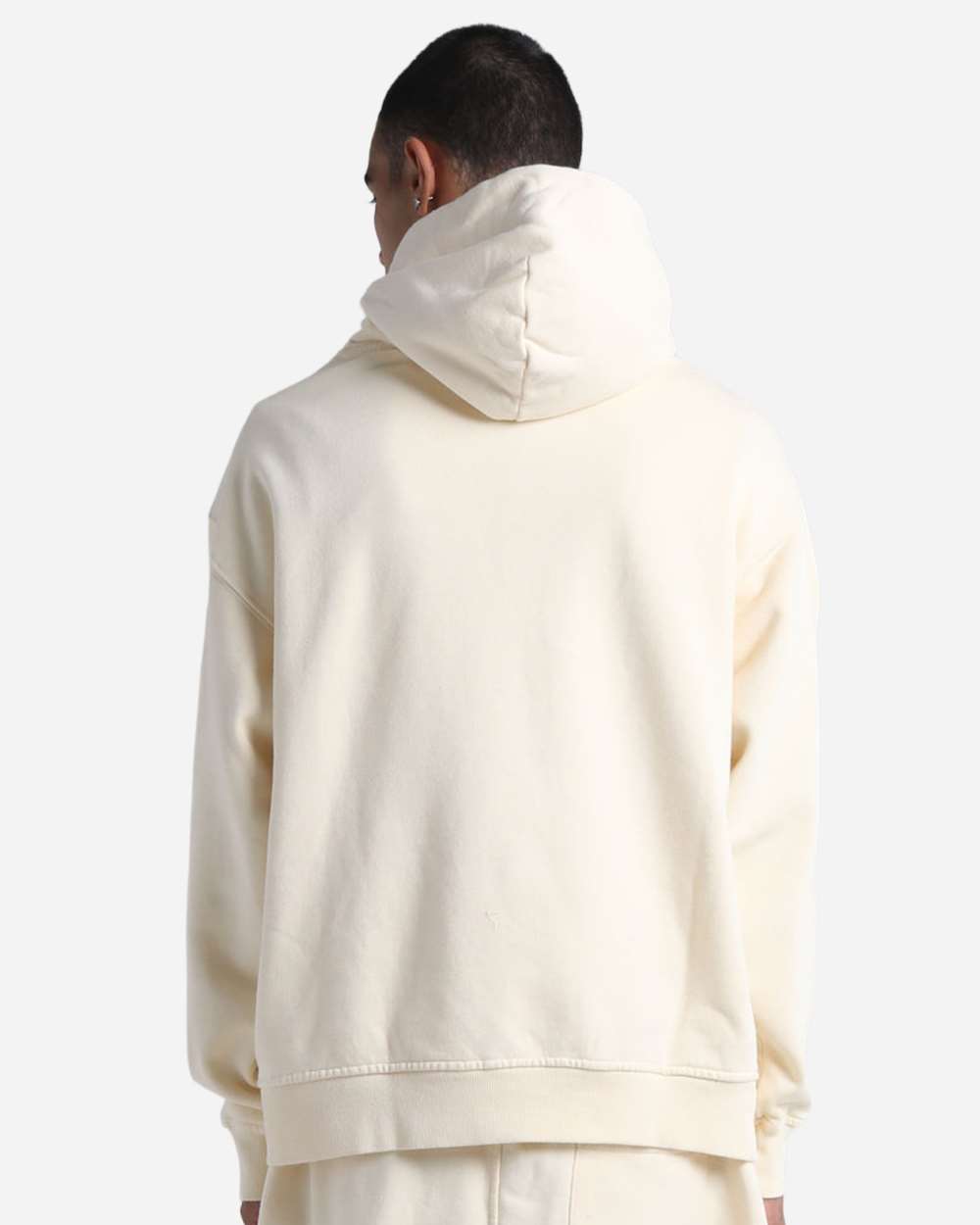 Shaka Wear 305C2 - Shaka Wear SHGMH Unisex Max Heavy Garment-Dyed Hoodie Sweatshirt - Cream Back