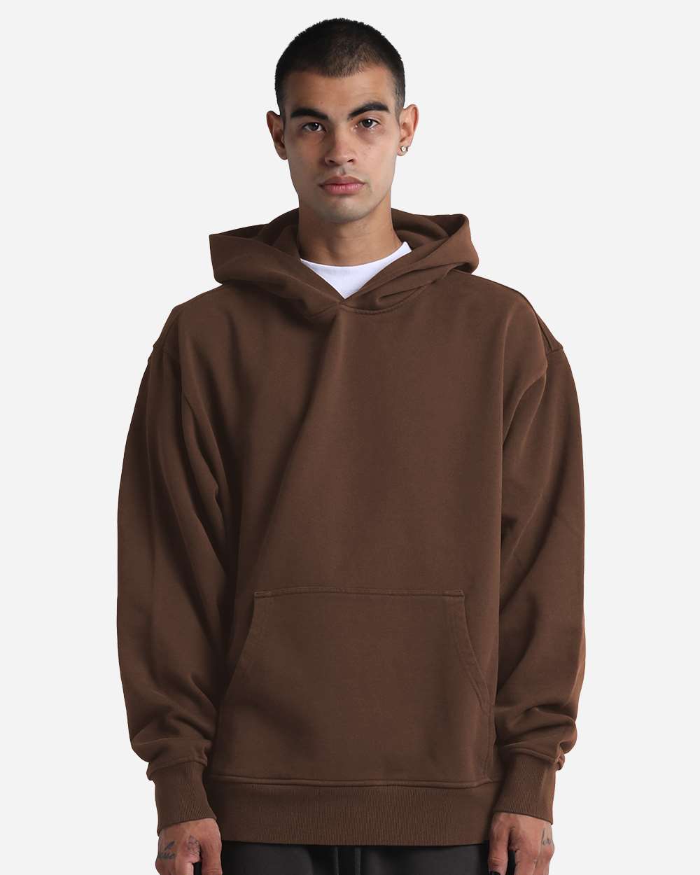Shaka Wear 305C2 - Shaka Wear SHGMH Unisex Max Heavy Garment-Dyed Hoodie Sweatshirt - Mocha
