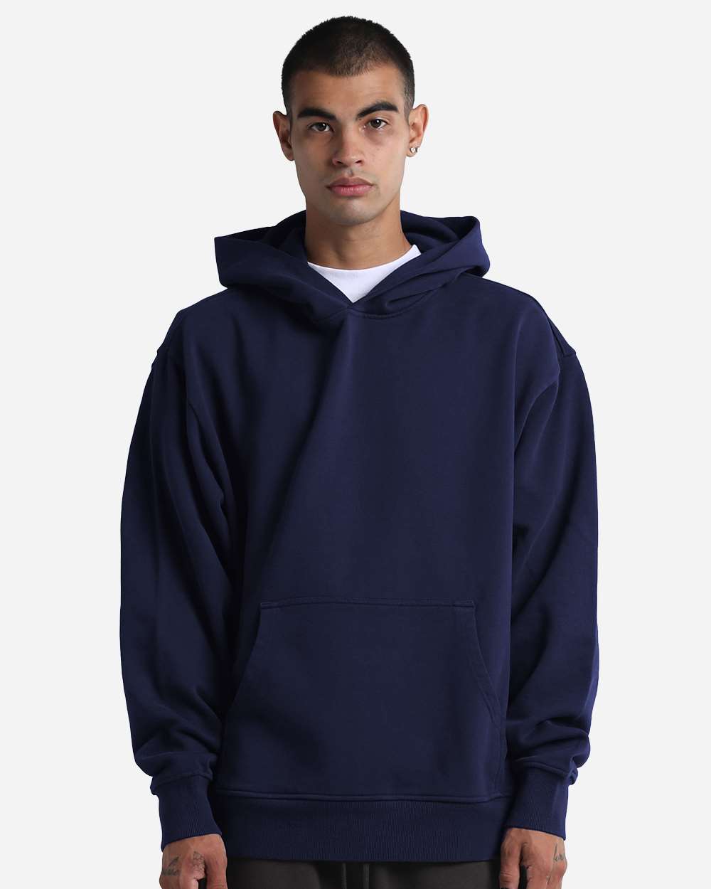 Shaka Wear 305C2 - Shaka Wear SHGMH Unisex Max Heavy Garment-Dyed Hoodie Sweatshirt - Navy