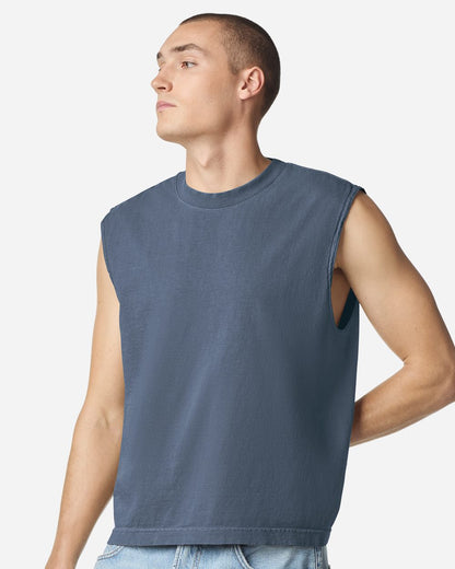 American Apparel 207GD - Unisex Heavyweight Cotton Garment-Dyed Mid-Length Muscle Tee