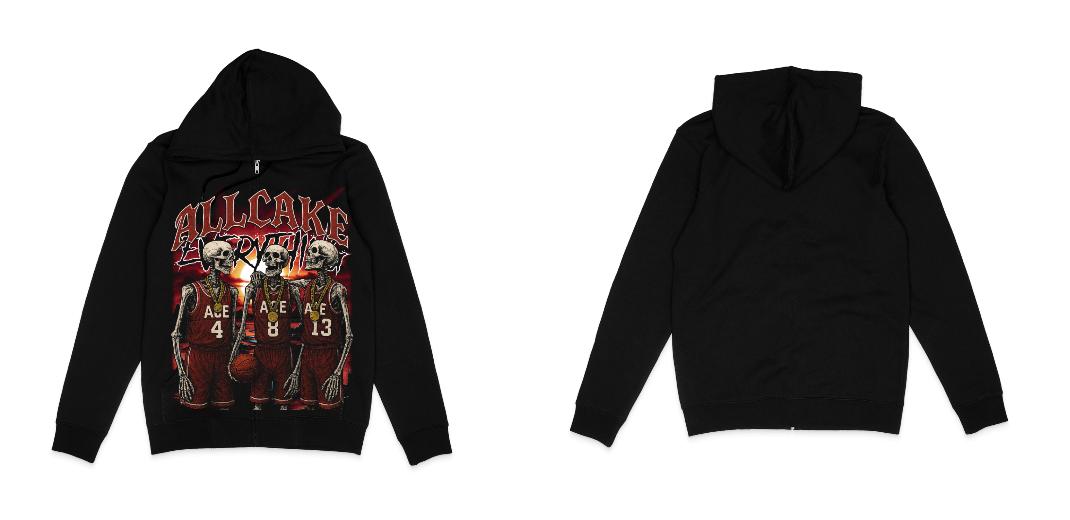 Zip up Hoodie Lane Seven DTG Print