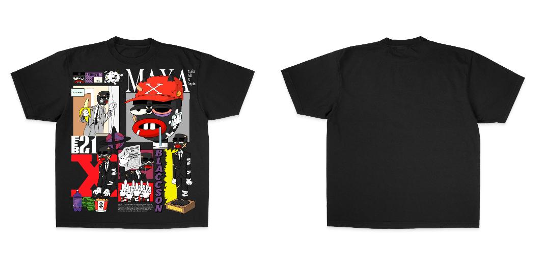 Shaka Wear 7.5oz Max Heavyweight Custom DTG Print