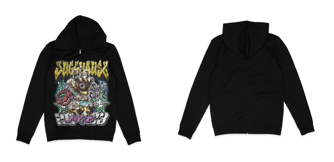 Zip up Hoodie Lane Seven DTG Print