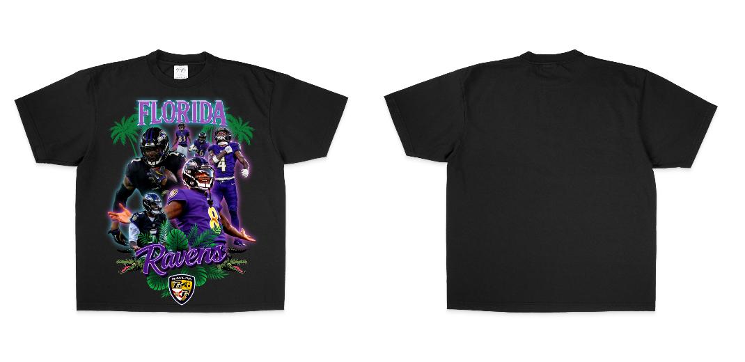 Shaka Wear Garment Dye Custom DTG Print