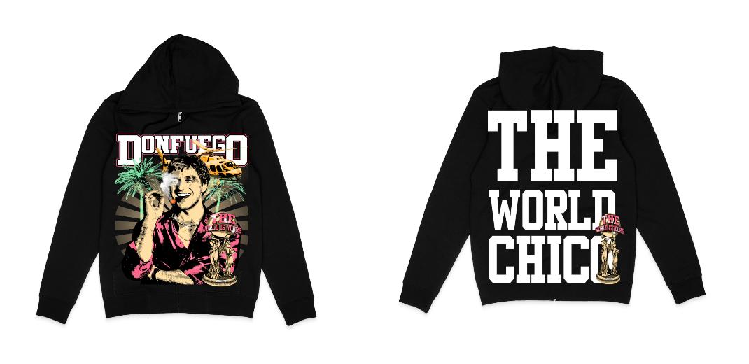 Zip up Hoodie Lane Seven DTG Print