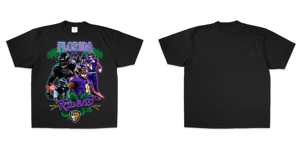 Shaka Wear Garment Dye Custom DTG Print