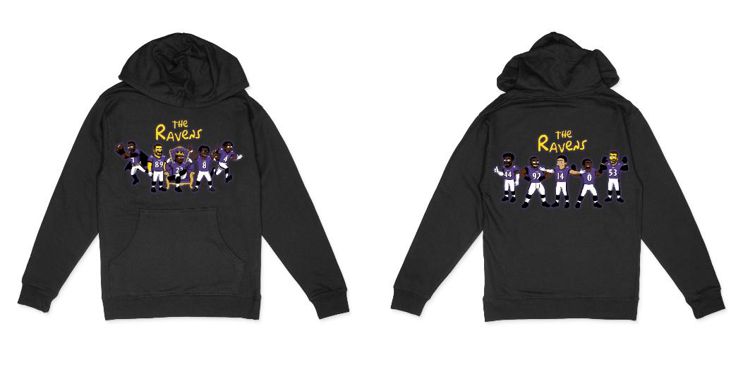 Lane Seven Hoodie Custom DTG Print
