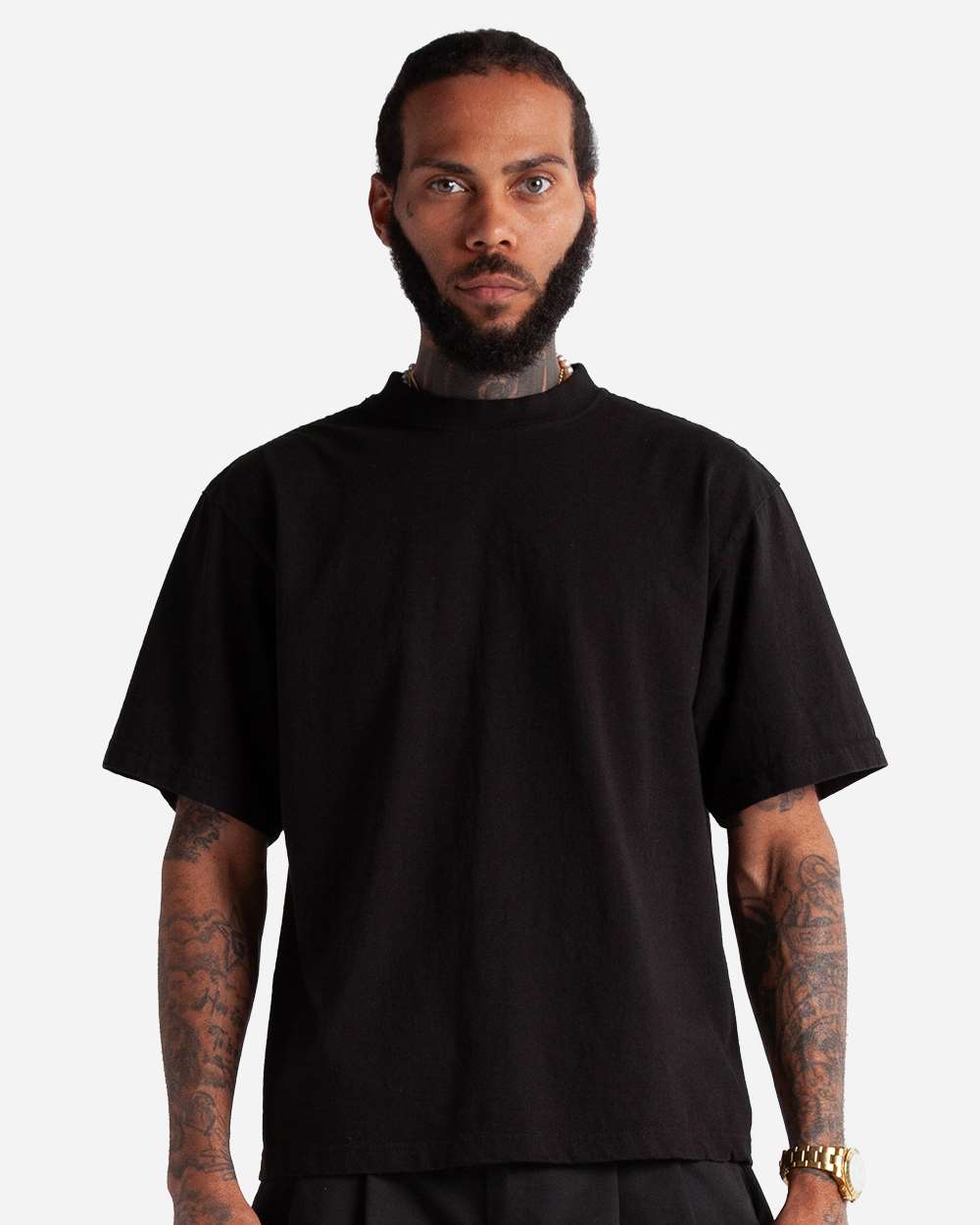 Mens Cropped Max Heavyweight Shaka Wear Custom DTG Print